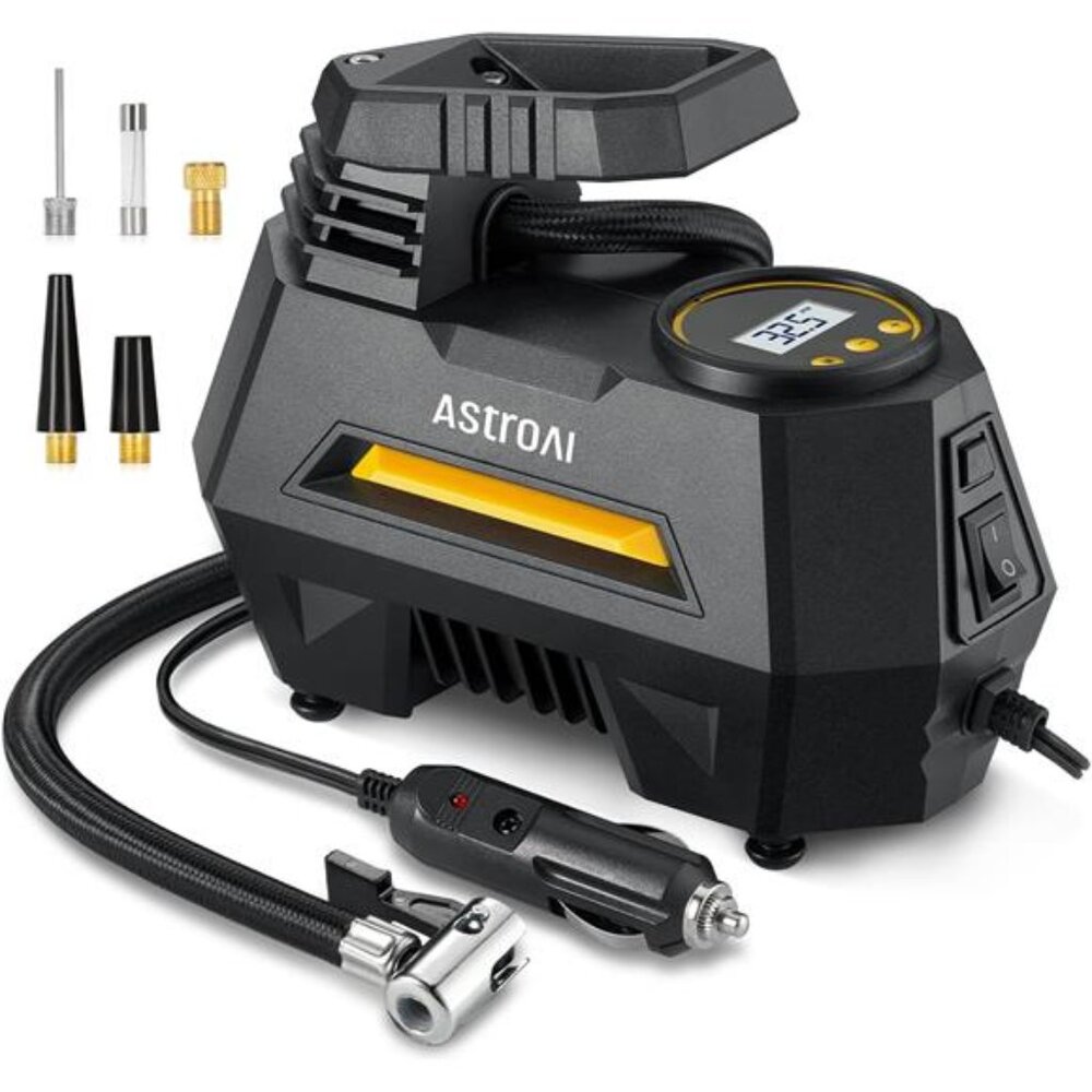 Tire Inflator Portable Air Compressor Tire AirPump for Car Tires-Car Accessories